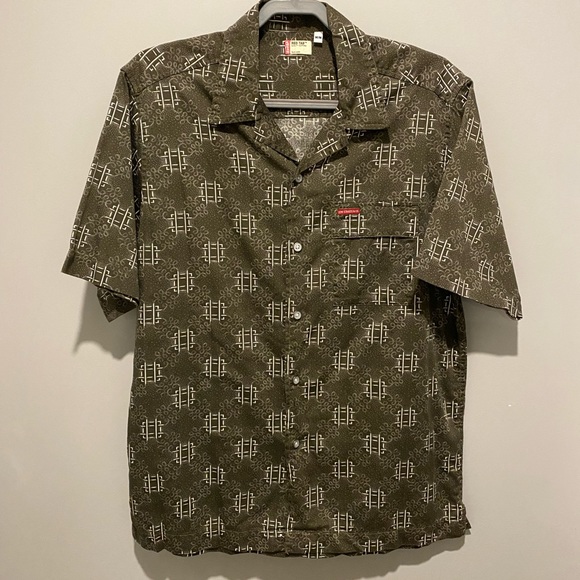 🤡BOGO🤡 LEVI’S Red Label 100% Cotton Button Up Surf Shirt - Mens M - Picture 1 of 8